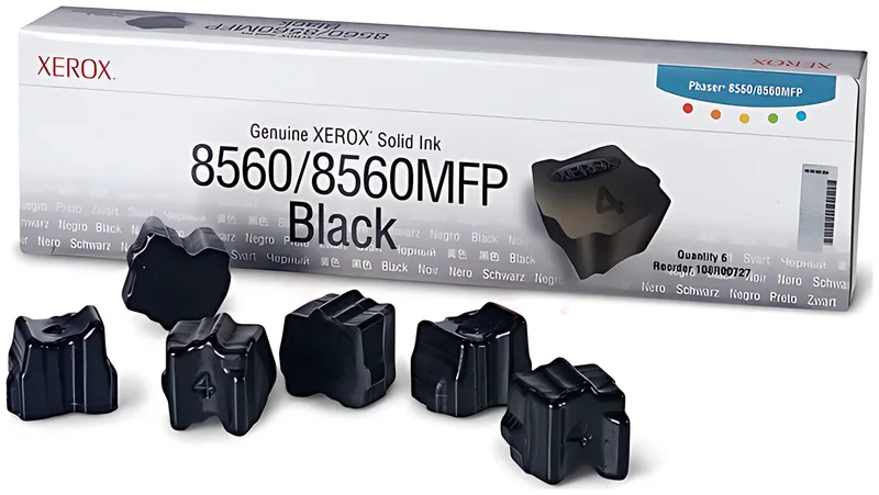 Xerox 108R00727 Festtinte in Color-Stix schwarz, 6x6.800 Seiten VE=6