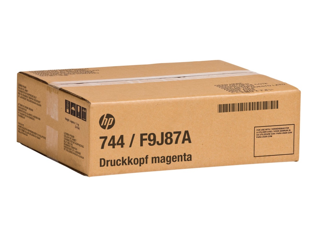 HP 744 Druckkopf magenta/gelb