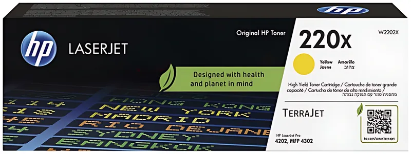 HP 220X Toner gelb