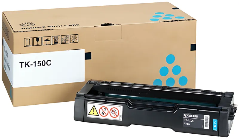 Kyocera 1T05JKCNL0/TK-150C Toner cyan, 6.000 Seiten ISO/IEC 19798