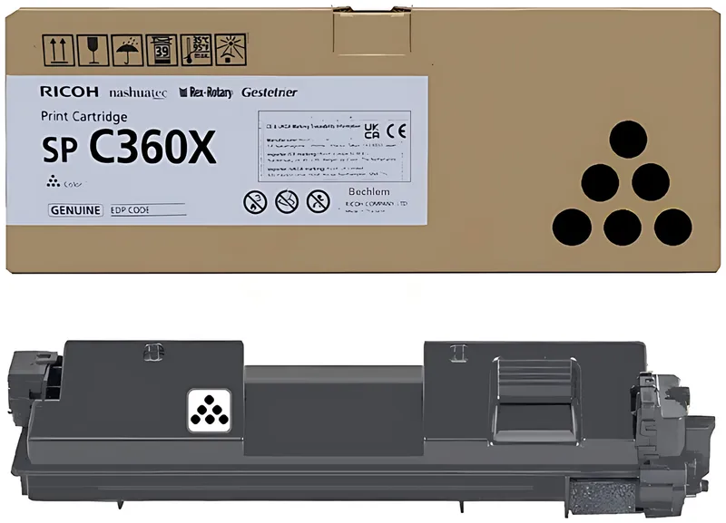 Ricoh 408250/SPC360X Toner-Kit schwarz extra High-Capacity, 10.000 Seiten ISO/IEC 19752