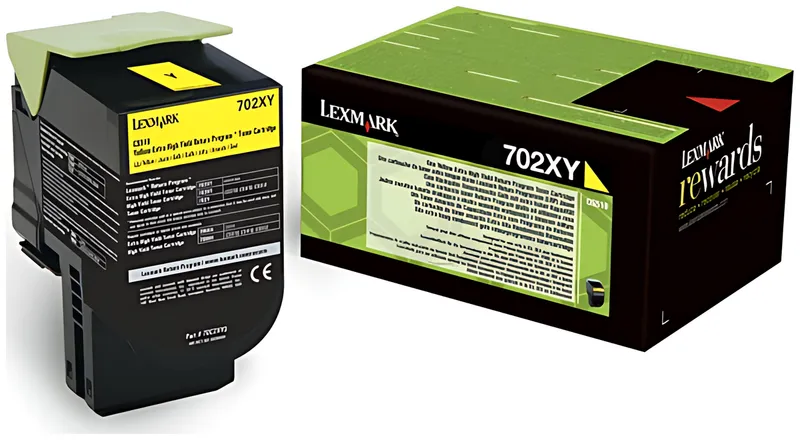 Lexmark 70C2XY0/702XY Toner-Kit gelb extra High-Capacity return program, 4.000 Seiten ISO/IEC 19798