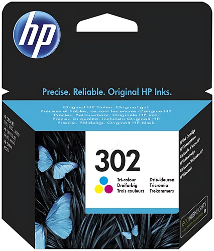 HP F6U65AE/302 Druckkopfpatrone color, 150 Seiten ISO/IEC 24711 4ml