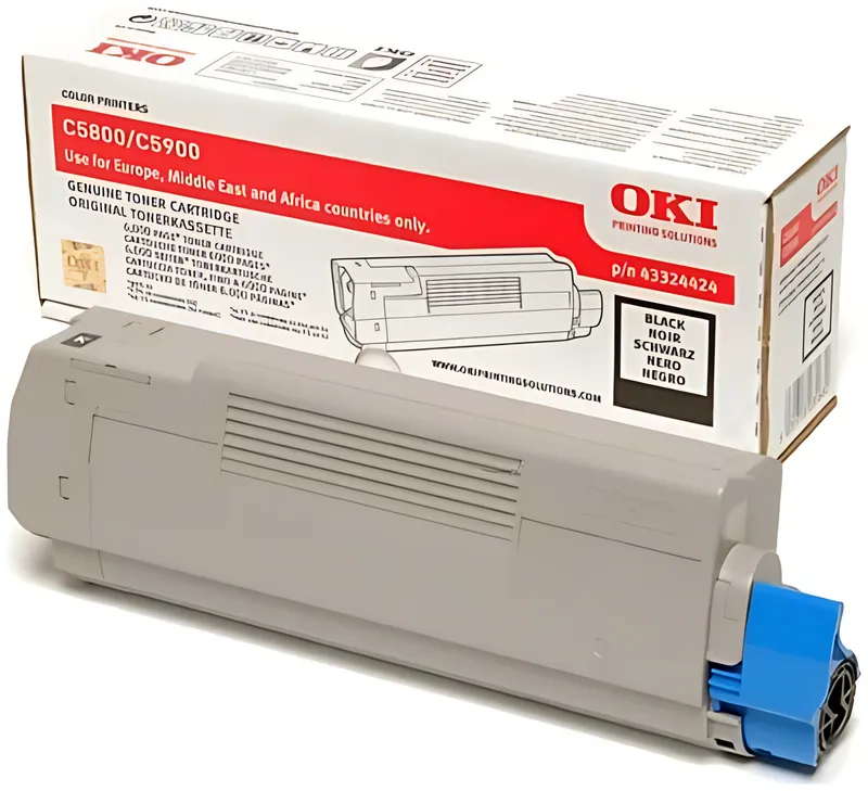 OKI 43324424 Toner schwarz, 6.000 Seiten/5%