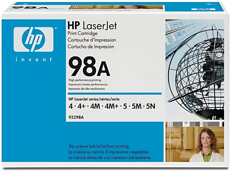 HP 92298A/98A Tonerkartusche schwarz, 6.800 Seiten ISO/IEC 19752