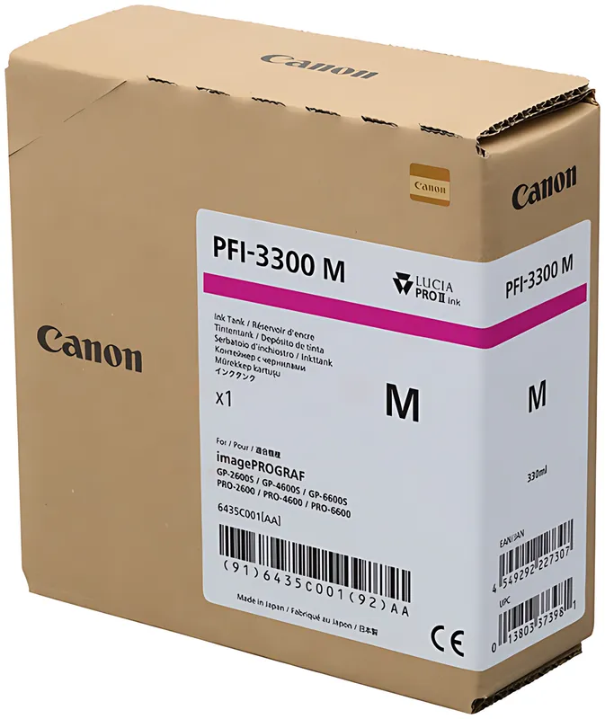Canon 6435C001/PFI-3300M Tintenpatrone magenta 330ml