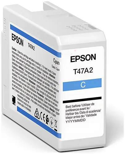 Epson C13T47A200/T47A2 Tintenpatrone cyan 50ml