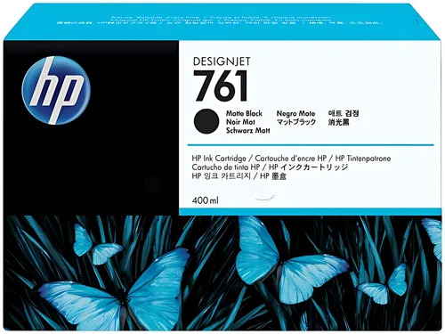 HP CM991A/761 Tintenpatrone schwarz matt 400ml