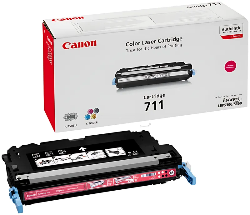 Canon 1658B002/711M Tonerkartusche magenta, 6.000 Seiten