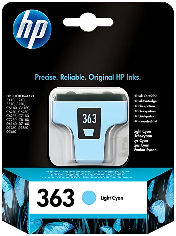 HP 363 Tintenpatrone cyan hell