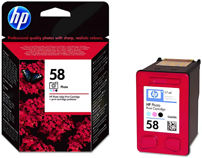 HP C6658AE/58 Druckkopfpatrone foto ( Cyan hell Magenta hell schwarz ) 140 Fotos 17ml