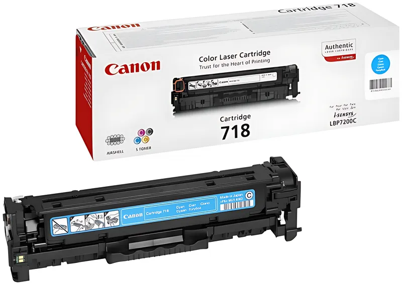 Canon 2661B002/718C Tonerkartusche cyan, 2.900 Seiten ISO/IEC 19798