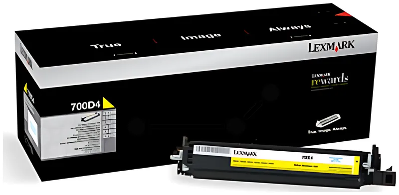 Lexmark 70C0D40/700D4 Entwicklereinheit gelb, 40.000 Seiten ISO/IEC 19798