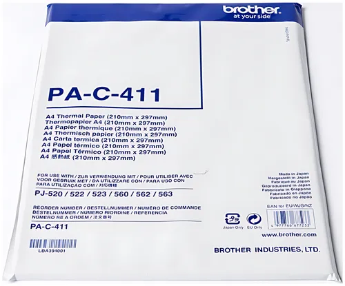 Brother PA-C411 Thermo-Transfer-Papier DIN A4, 100 Seiten