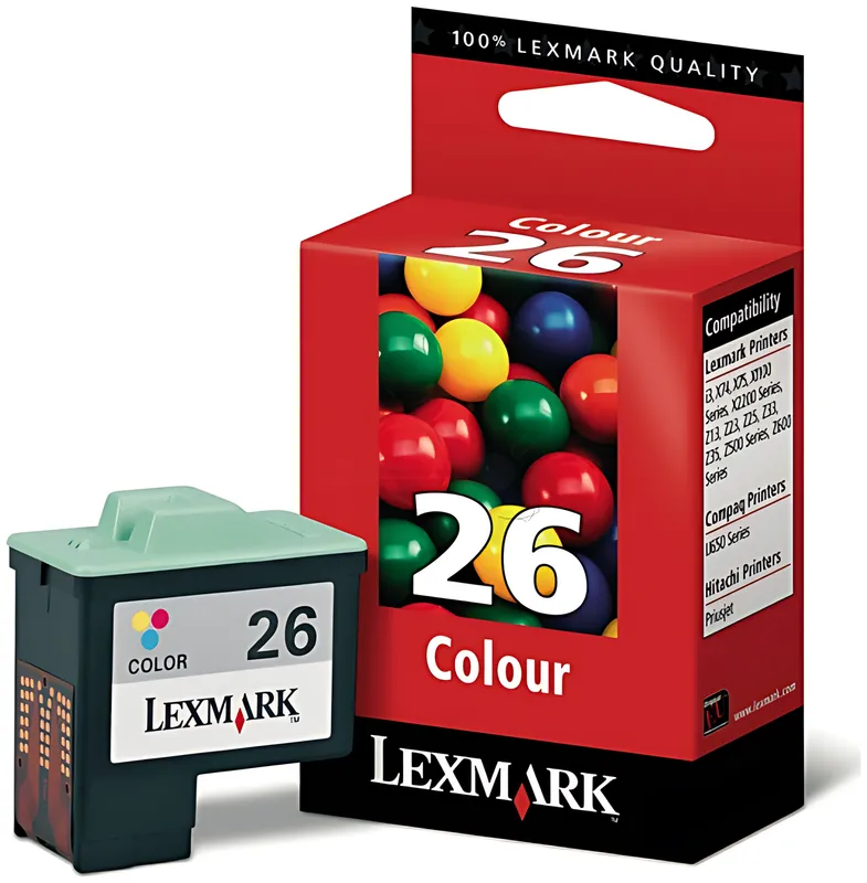 Lexmark 10N0026E/26 Druckkopfpatrone color, 275 Seiten 13.8ml