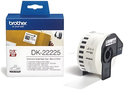 Brother DK-22225 DirectLabel Etiketten weiss 38mm x 30,48m