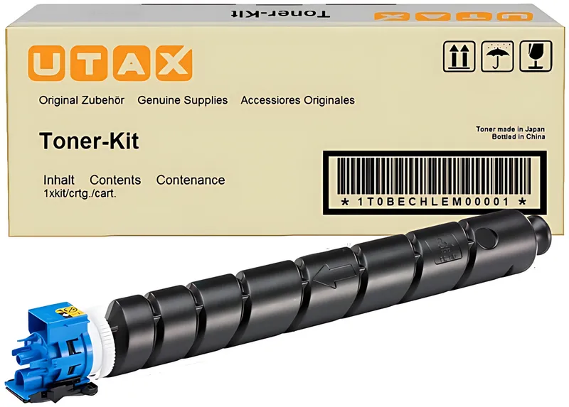 Utax 1T02RLCUT0/CK-8512C Toner-Kit cyan, 15.000 Seiten ISO/IEC 19798