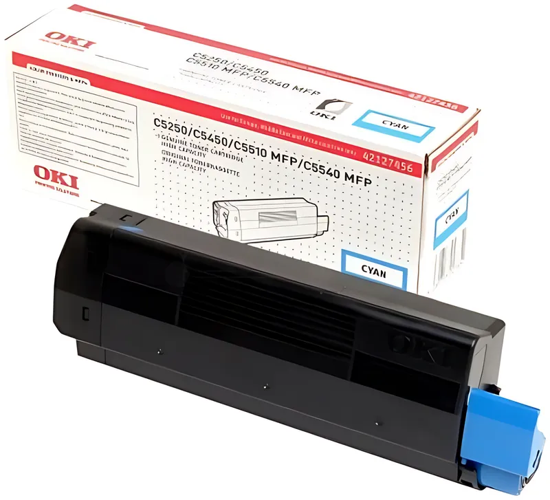 OKI 42127456 Toner cyan, 5.000 Seiten/5%