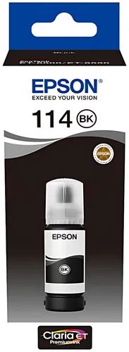 Epson C13T07A140/114 Tintenflasche schwarz pigmentiert, 6.700 Seiten 2300 Fotos 70ml