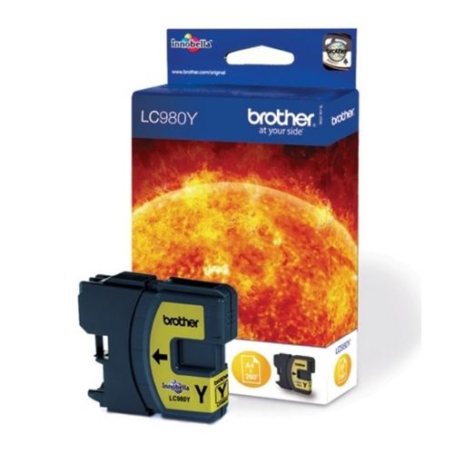 Brother LC-980Y Tintenpatrone gelb, 260 Seiten ISO/IEC 24711 5.5ml