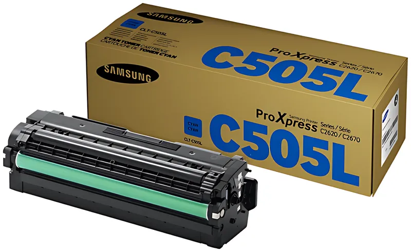 Samsung CLT-C505L/ELS/C505L Tonerkartusche cyan, 3.500 Seiten ISO/IEC 19798
