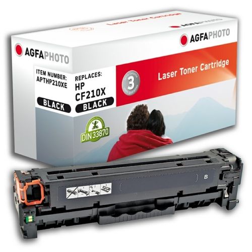 AgfaPhoto APTHP210XE Tonerkartusche schwarz, 2.400 Seiten 45 Gramm (ersetzt HP 131X/CF210X)