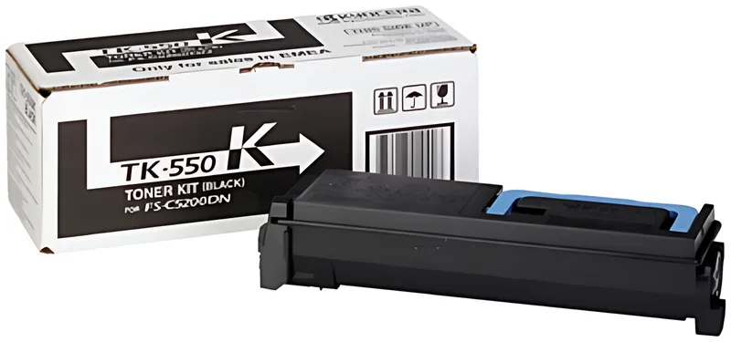Kyocera 1T02HM0EU0/TK-550K Toner schwarz, 7.000 Seiten/5%