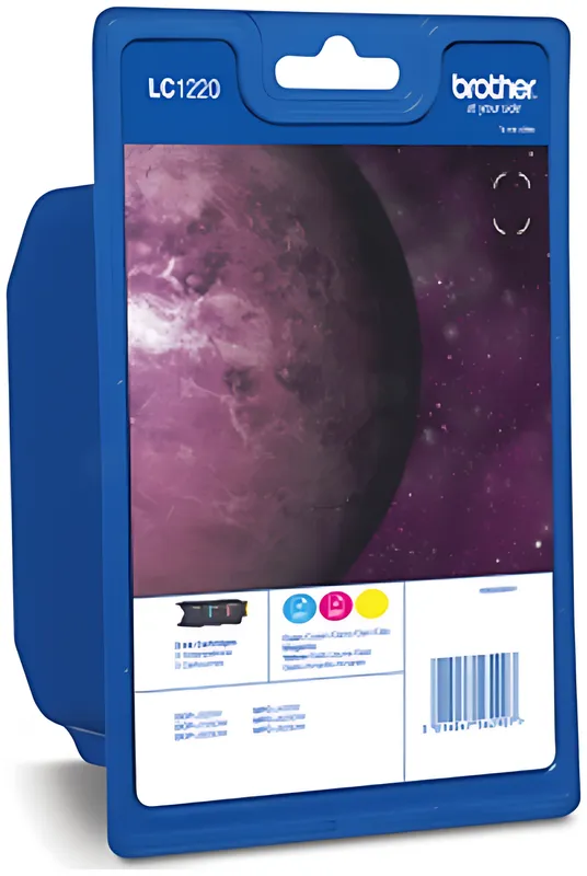 Brother LC-1220RBWBPDR Tintenpatrone MultiPack C,M,Y, 3x300 Seiten ISO/IEC 24711 VE=3