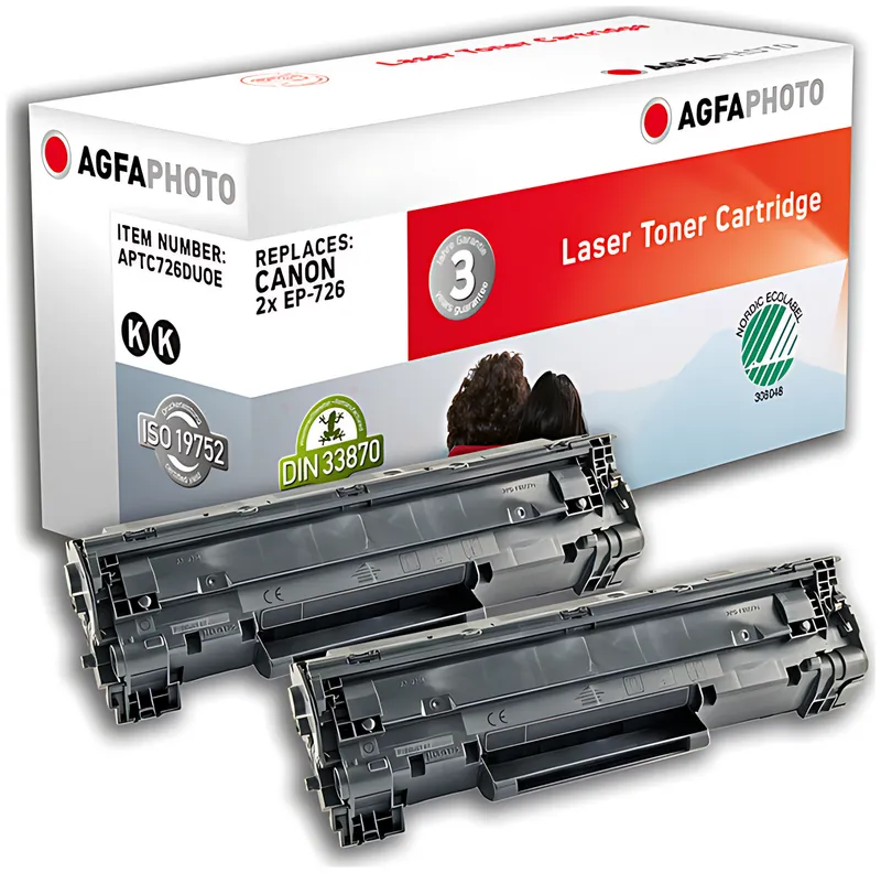 AgfaPhoto 726 Toner Doppelpack