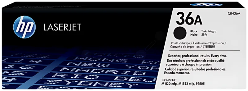 HP CB436A/36A Tonerkartusche schwarz, 2.000 Seiten ISO/IEC 19752