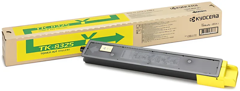 Kyocera 1T02NPANL0/TK-8325Y Toner-Kit gelb, 12.000 Seiten/5%