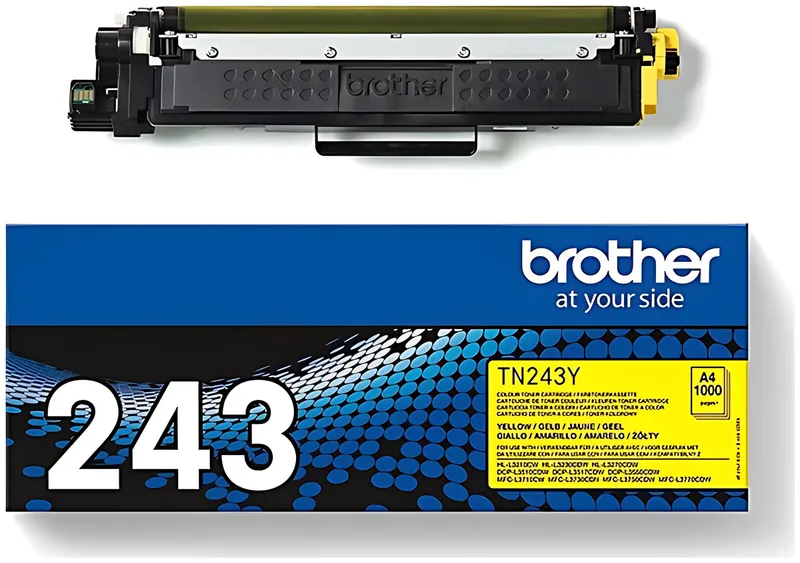 Brother TN-243Y Toner-Kit gelb, 1.000 Seiten ISO/IEC 19752