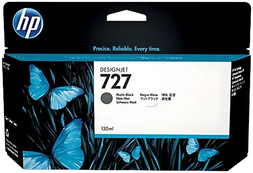 HP B3P22A/727 Tintenpatrone schwarz matt 130ml