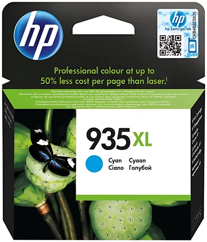HP C2P24AE/935XL Tintenpatrone cyan High-Capacity, 825 Seiten ISO/IEC 24711 9.5ml
