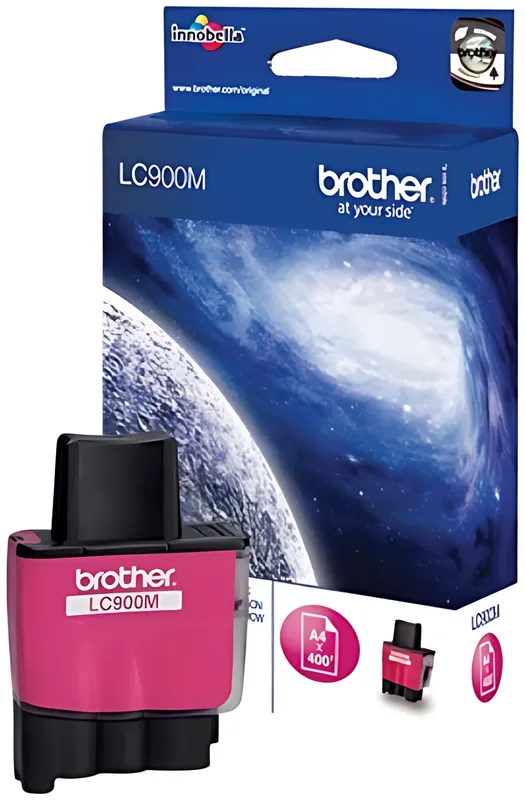 Brother LC-900M Tintenpatrone magenta, 400 Seiten/5% 11ml