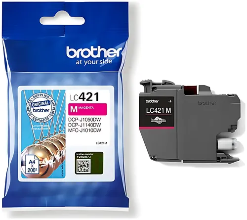 Brother LC-421M Tintenpatrone magenta, 200 Seiten
