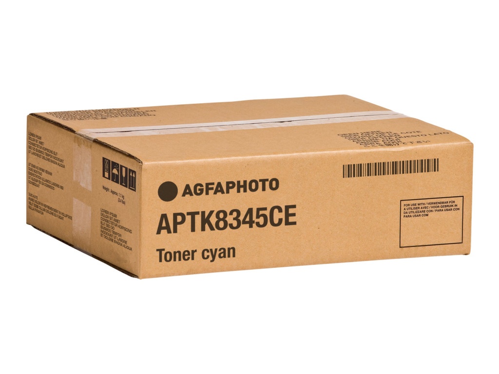 AgfaPhoto APTK8345CE Toner-Kit cyan, 12.000 Seiten (ersetzt Kyocera TK-8345C)