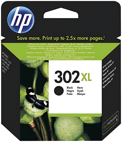 HP F6U68AE/302XL Druckkopfpatrone schwarz High-Capacity, 430 Seiten ISO/IEC 24711 8.5ml