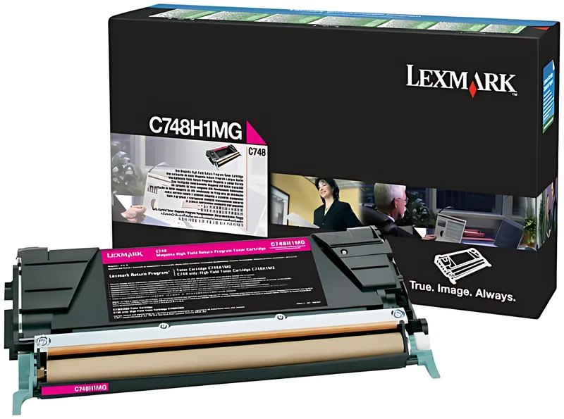 Lexmark C748H1MG Tonerkartusche magenta return program, 10.000 Seiten ISO/IEC 19798