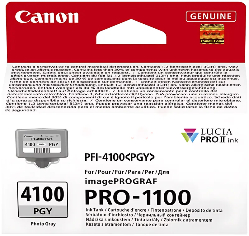 Canon 6784C001/PFI-4100PGY Tintenpatrone fotograu 80ml