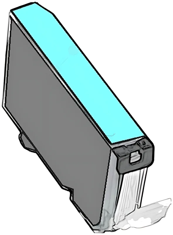 Kompatibel PRICCLI8PC Tintenpatrone cyan hell 14ml (ersetzt Canon CLI-8PC)