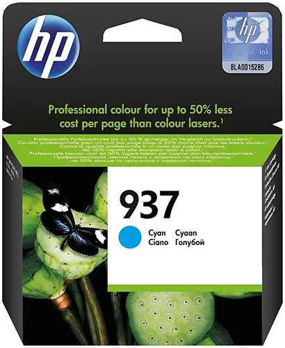 HP 4S6W2NE/937 Druckkopfpatrone cyan, 800 Seiten ISO/IEC 19752
