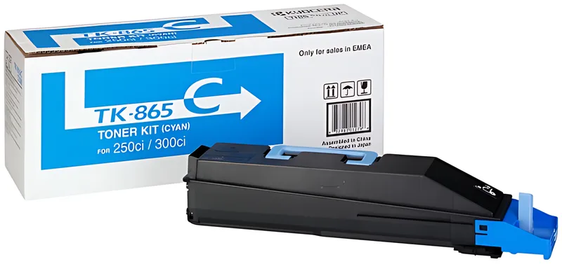 Kyocera 1T02JZAEU0/TK-865Y Toner gelb, 12.000 Seiten/5%