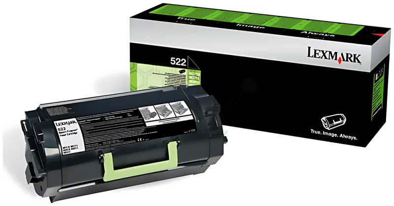 Lexmark 52D2000/522 Toner-Kit schwarz return program, 6.000 Seiten ISO/IEC 19752