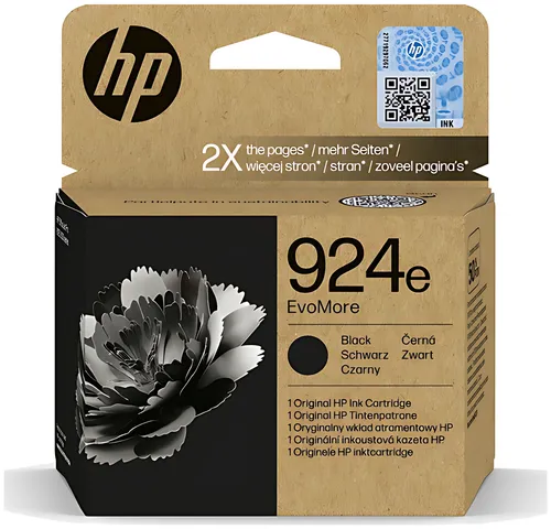 HP 4K0V0NE/924E Tintenpatrone schwarz EvoMore, 1.000 Seiten ISO/IEC 19752