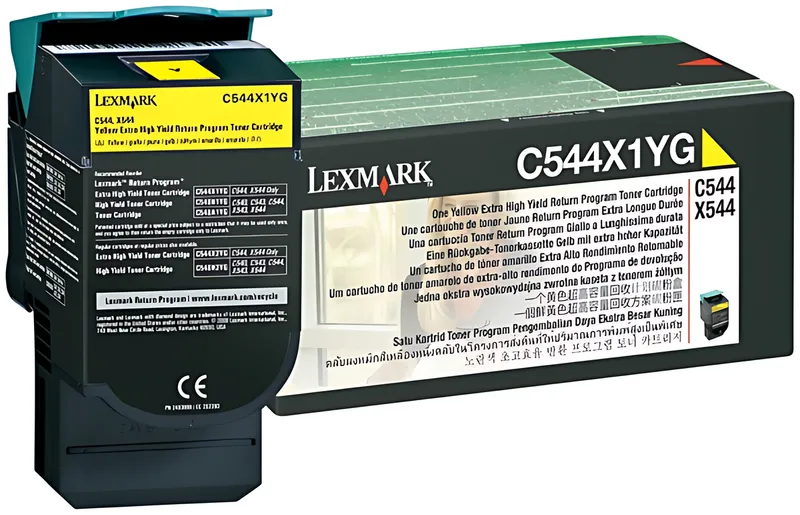 Lexmark C544X1YG Toner gelb extra High-Capacity return program, 4.000 Seiten ISO/IEC 19798