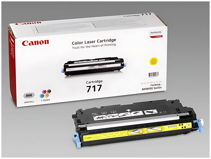 Canon 2575B002/717Y Tonerkartusche gelb, 4.000 Seiten/5%