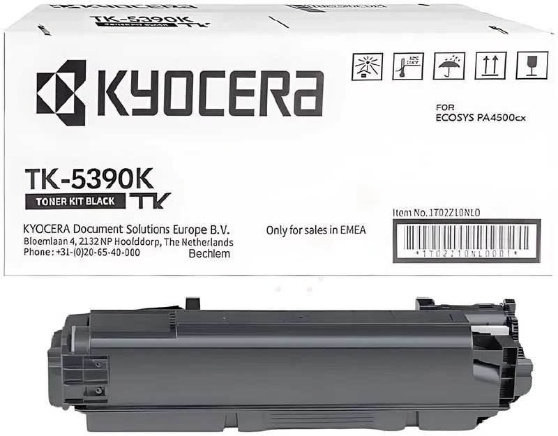 Kyocera 1T02Z10NL0/TK-5390K Toner-Kit schwarz, 18.000 Seiten ISO/IEC 19752