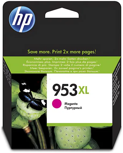 HP F6U17AE/953XL Tintenpatrone magenta High-Capacity, 1.450 Seiten 18.5ml