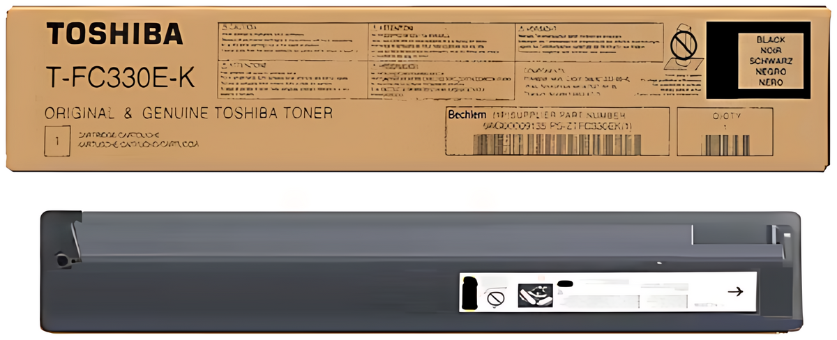 Toshiba 6AJ00000260/T-FC200EK Toner-Kit schwarz, 38.400 Seiten